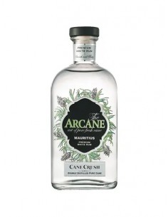 Bouteille de rhum blanc Arcane Cane Crush de l'île Maurice, 70 cl