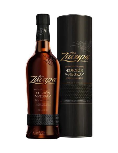 Zacapa Edición Negra avec étui - rhum solera du Guatemala 70cl