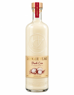 Bouteille Longueteau Punch Coco, punch au rhum agricole de Guadeloupe