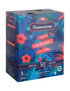 Damoiseau Blanc 50° cubis 4,5 L